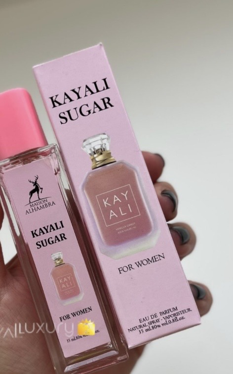 عطر جیبی ۳۵ میل رایحه کایالی وانیلا کندی راک شوگر (Kayali Vanilla Candy Rock Sugar 42) | الحمرا